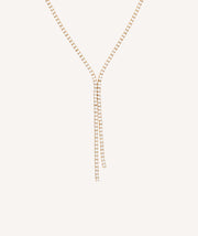 Collar Bonnie tiras con circonitas