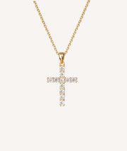 Colgante Cruz con Circonitas