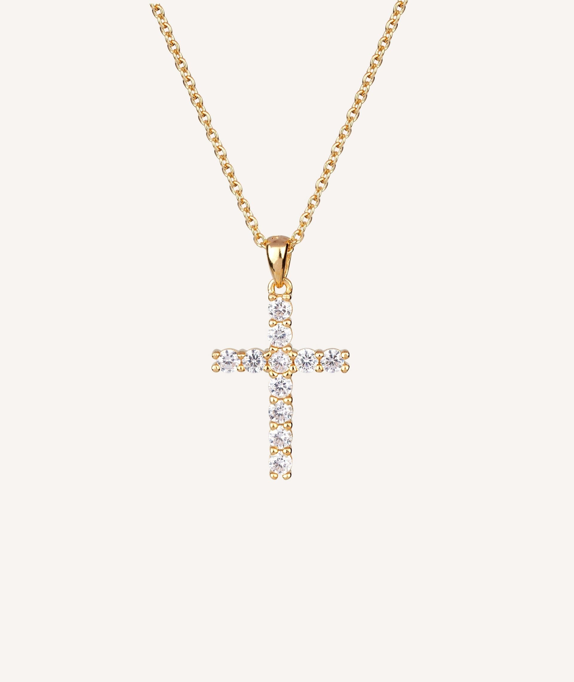 Colgante Cruz con Circonitas