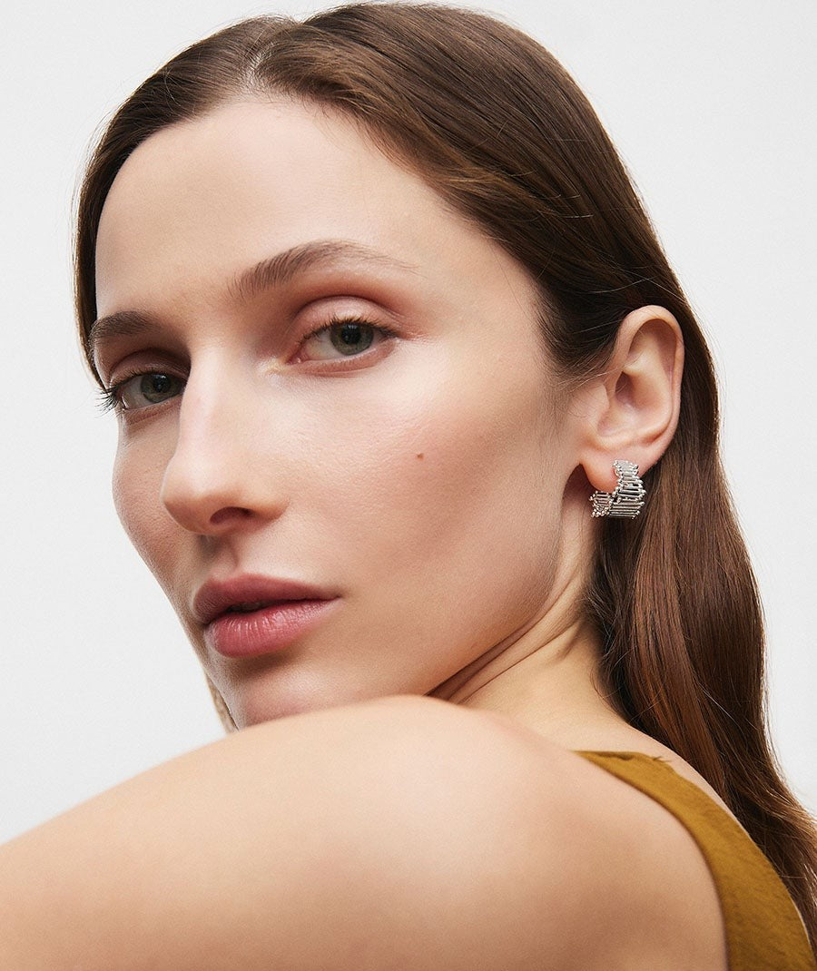 Pendientes medialuna Ombra Organic