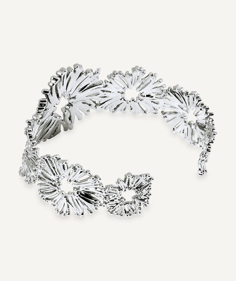 Brazalete flores abierto Estiu Organic