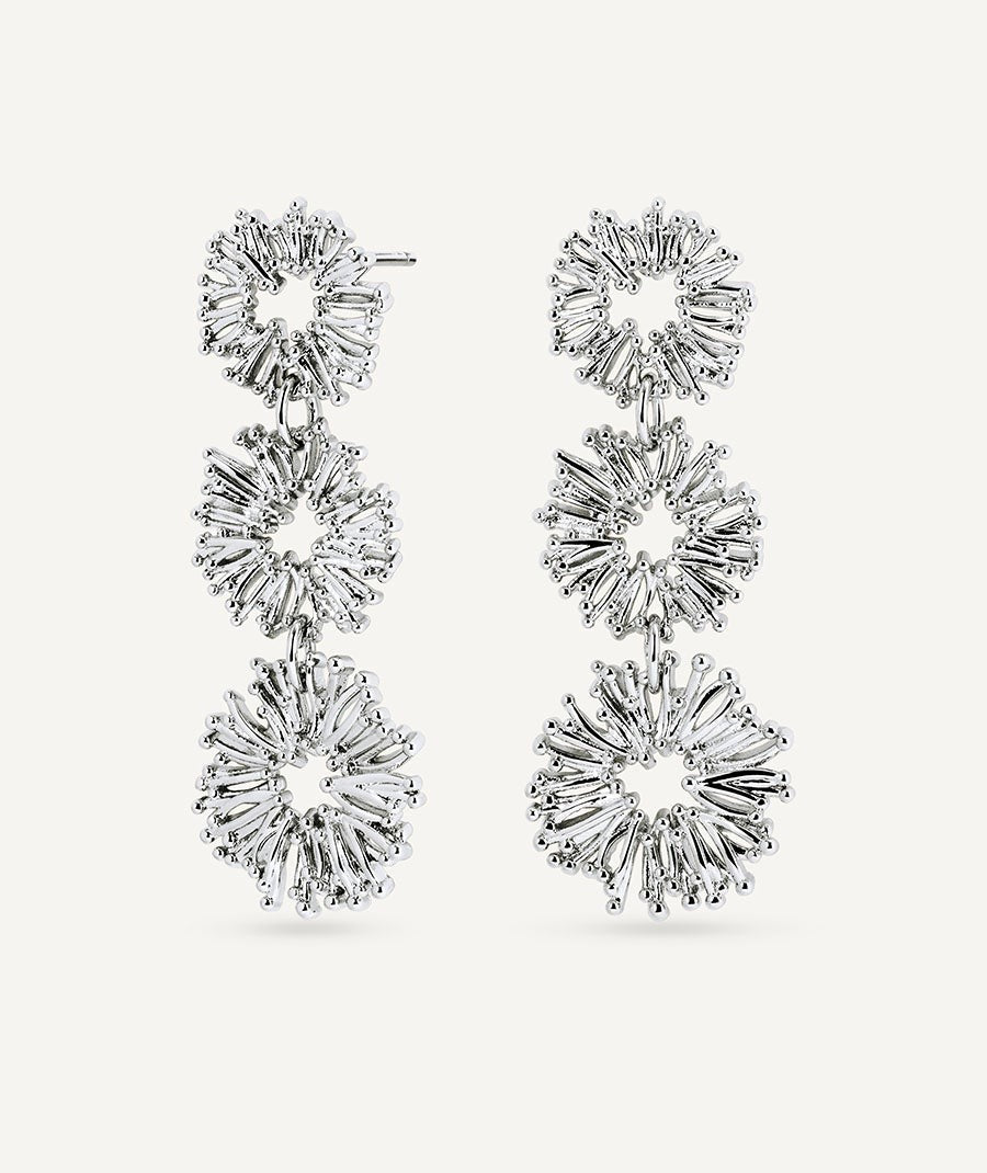 Pendientes largos flores Estiu Organic
