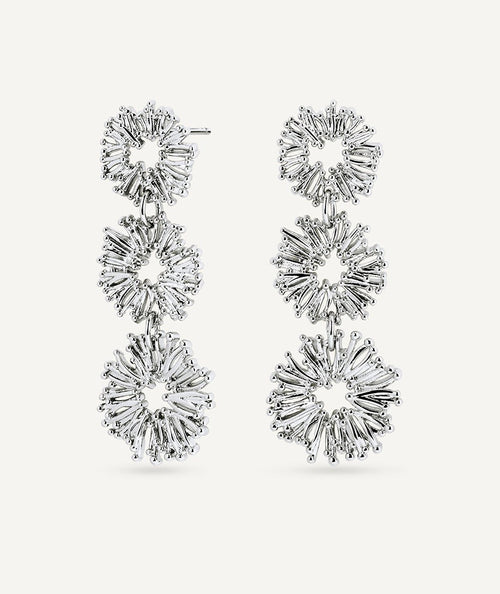 Pendientes largos flores Estiu Organic