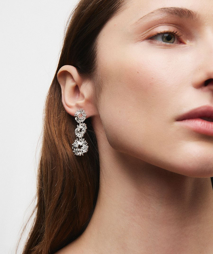 Pendientes largos flores Estiu Organic