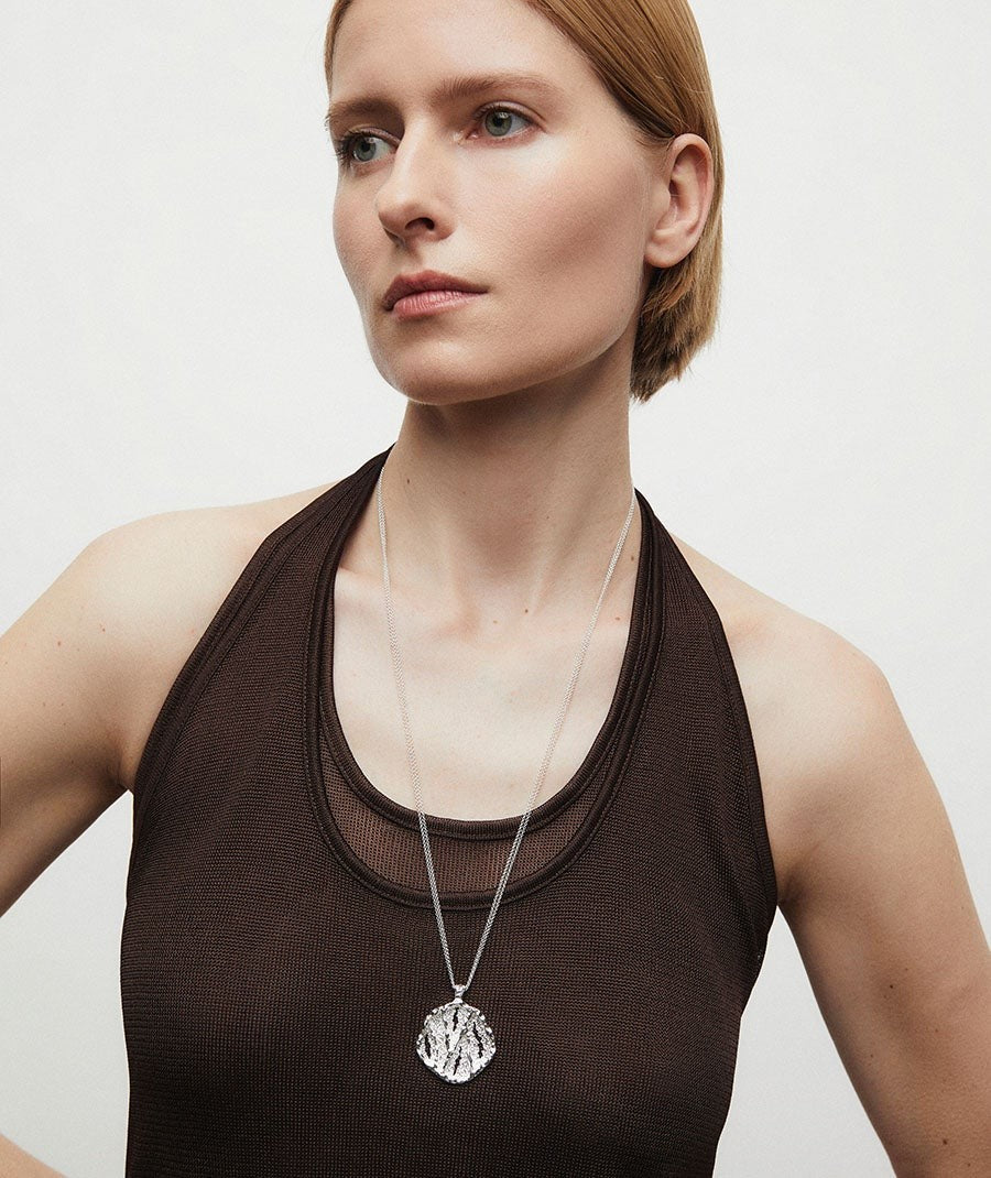 Colgante maxi círculo textura Sal Organic