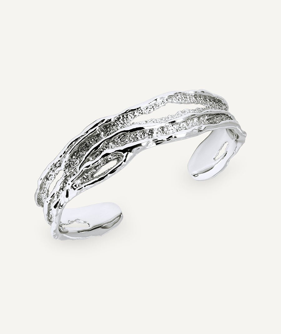 Brazalete abierto textura Sal Organic 