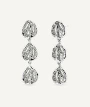 Pendientes largos círculos Sal Organic