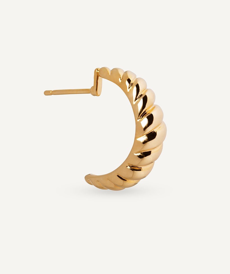 Pendientes medialuna Relieve