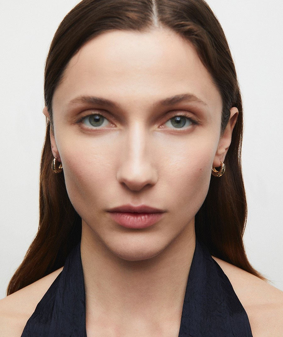 Pendientes de aro volumen 16mm Nala