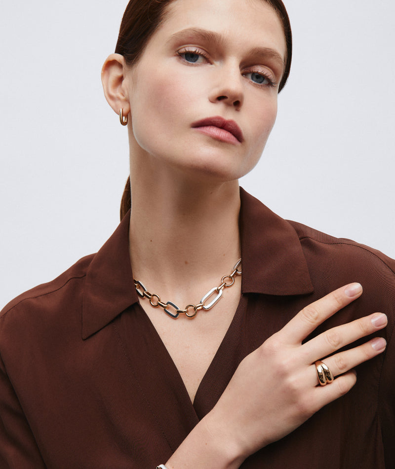 Anillo ancho liso Autentic