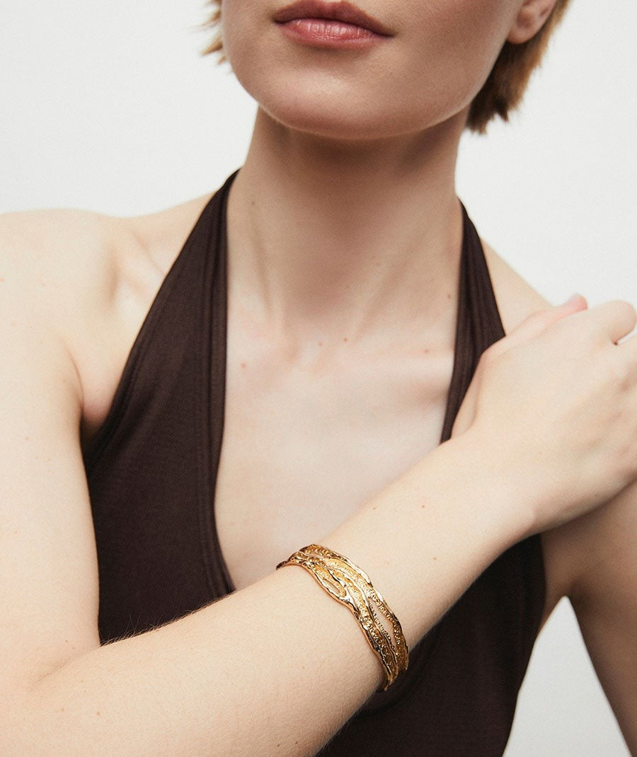 Pulsera rígida abierta Sal Organic