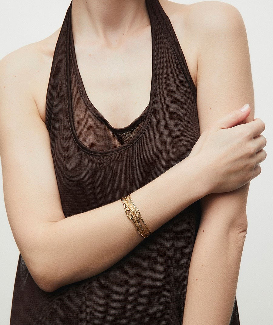 Pulsera rígida abierta Sal Organic