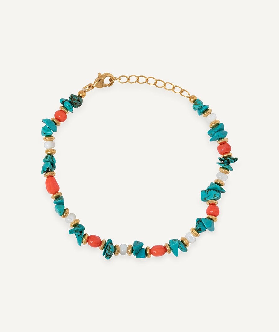 Pulsera con piedras naturales combinadas Illeta multicolor