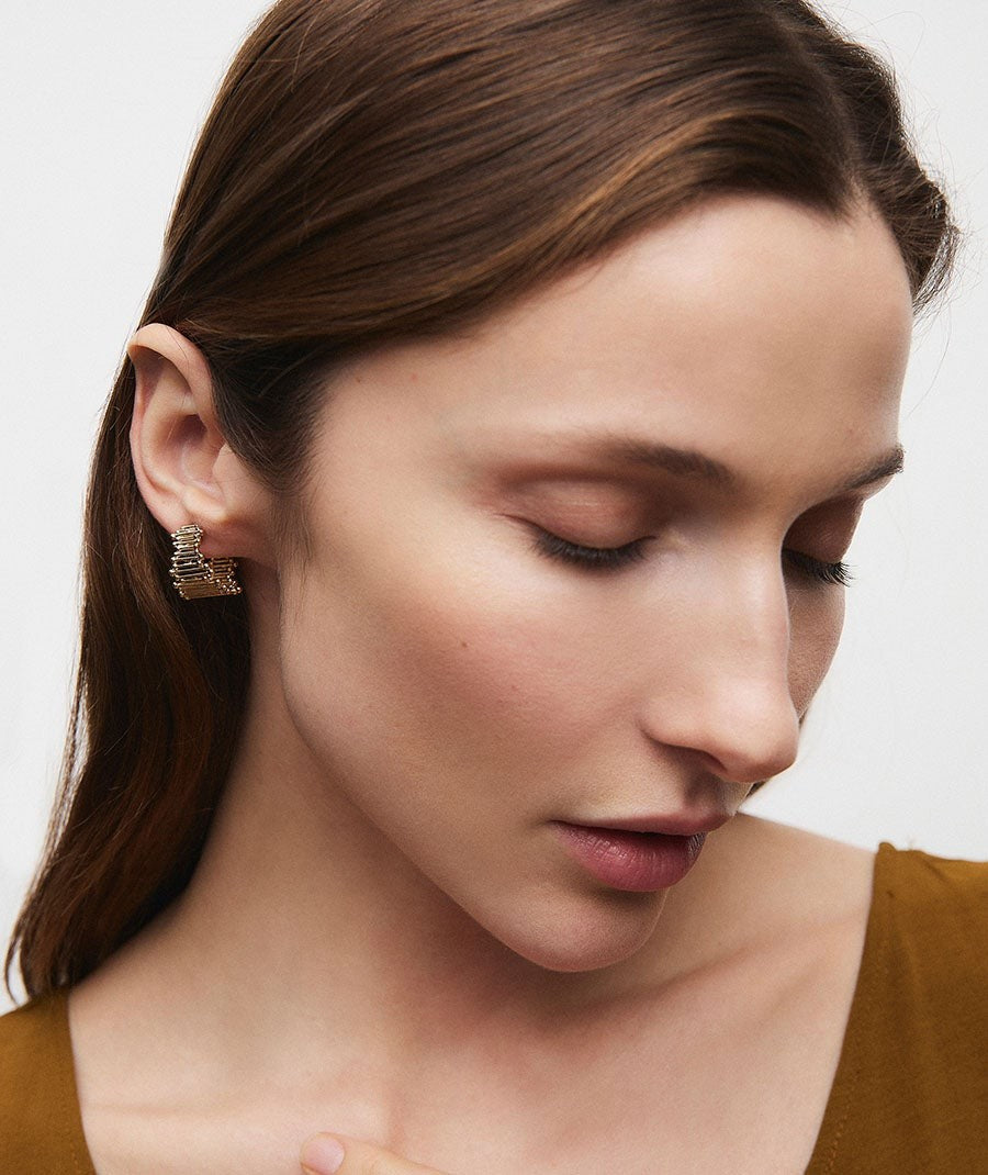 Pendientes medialuna Ombra Organic