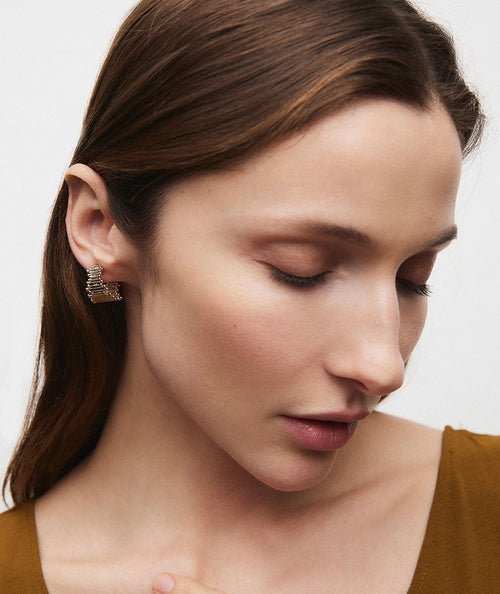Earrings half-moon Ombra Organic secundaria