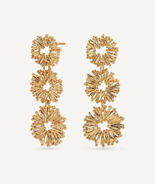 Earrings long flower Estiu Organic