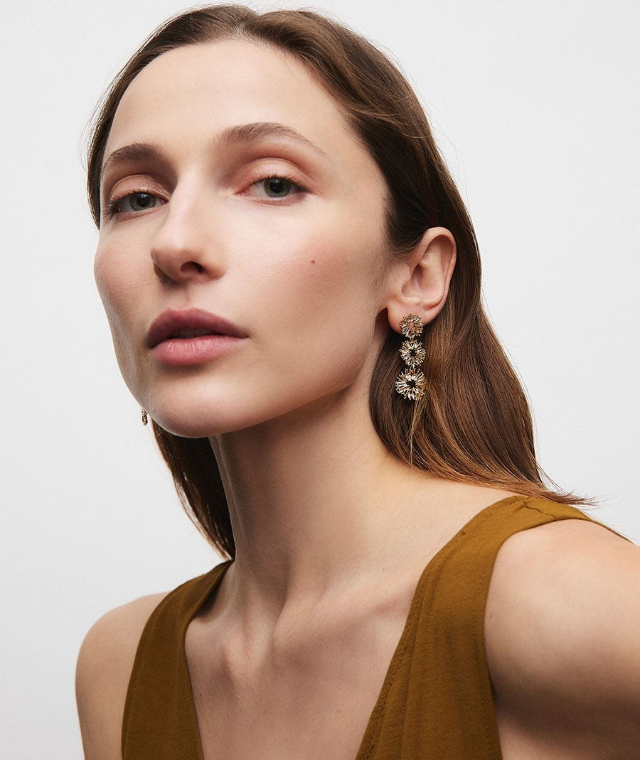 Pendientes flores Estiu Organic  