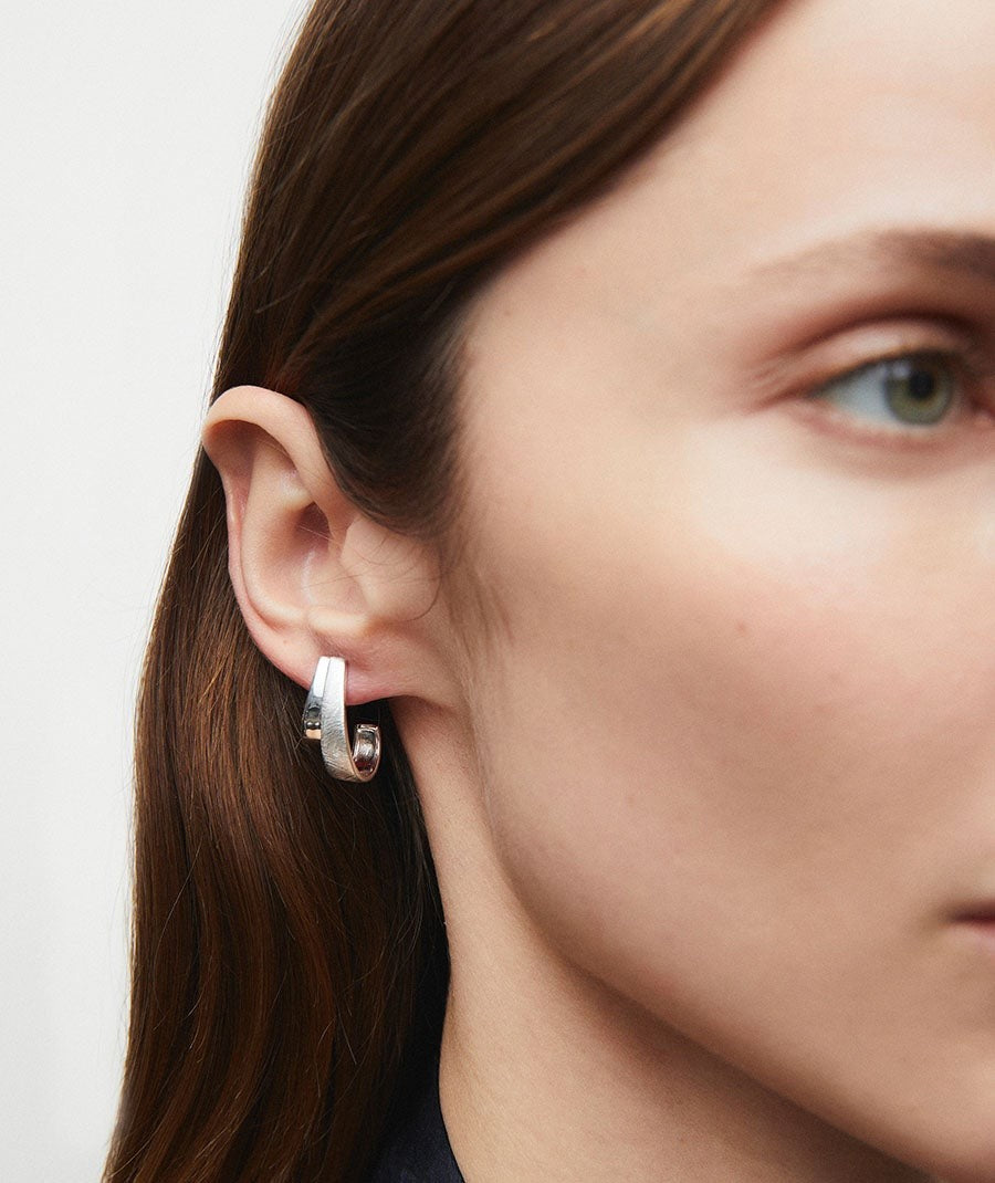 Pendientes de aro doble Anna