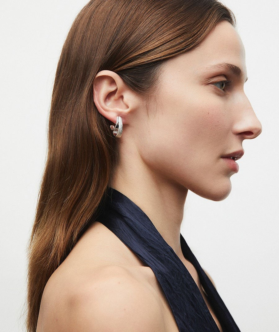 Pendientes de aro doble Anna