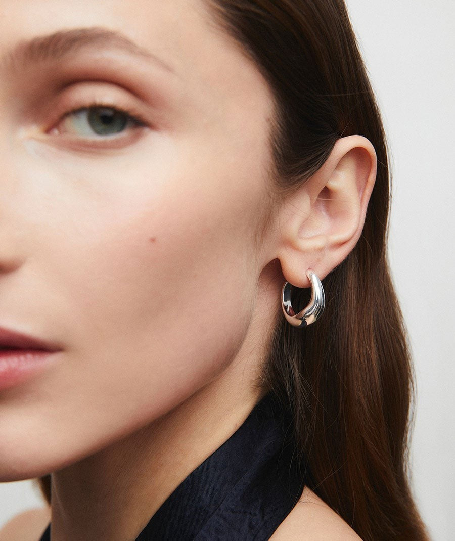 Pendientes de aro ovales 8,65mm Lauren