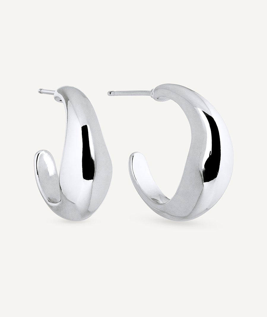 Pendientes de aro ovales 8,65mm Lauren