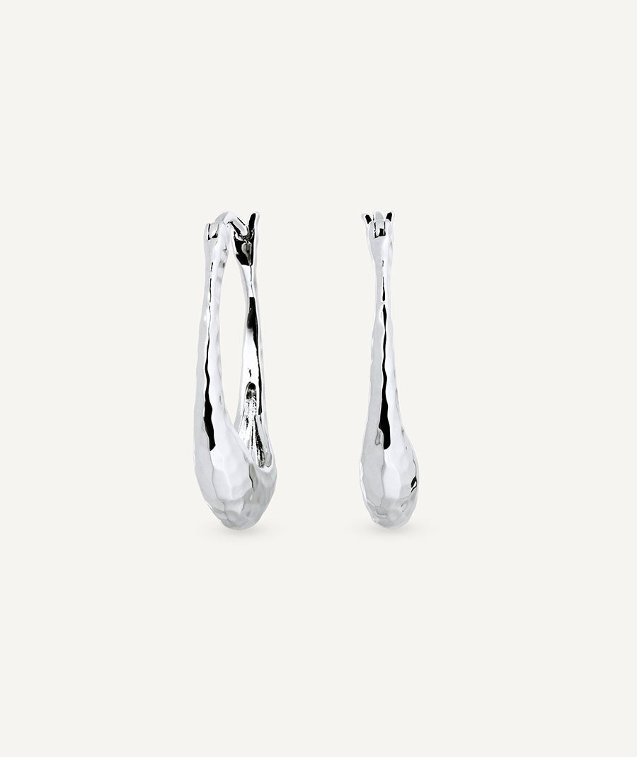 Pendientes de aro ovalados Soleil