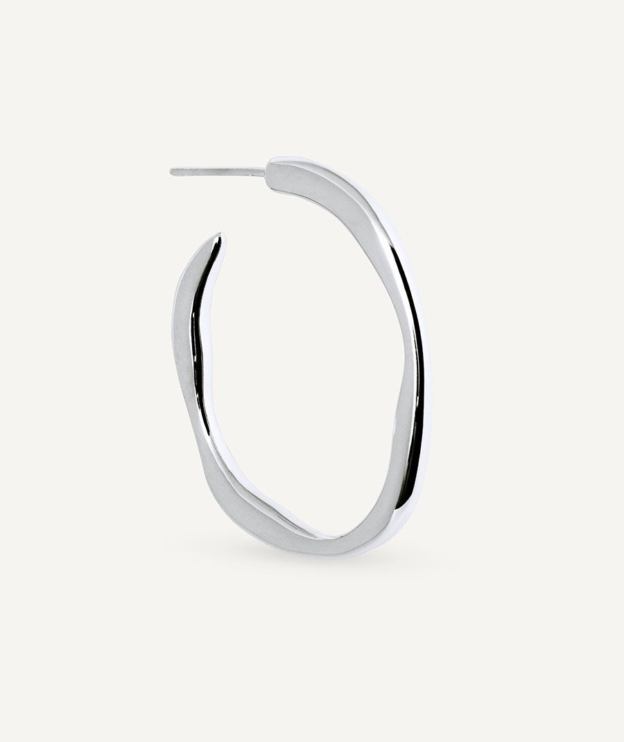 Pendientes de aro irregulares Alba