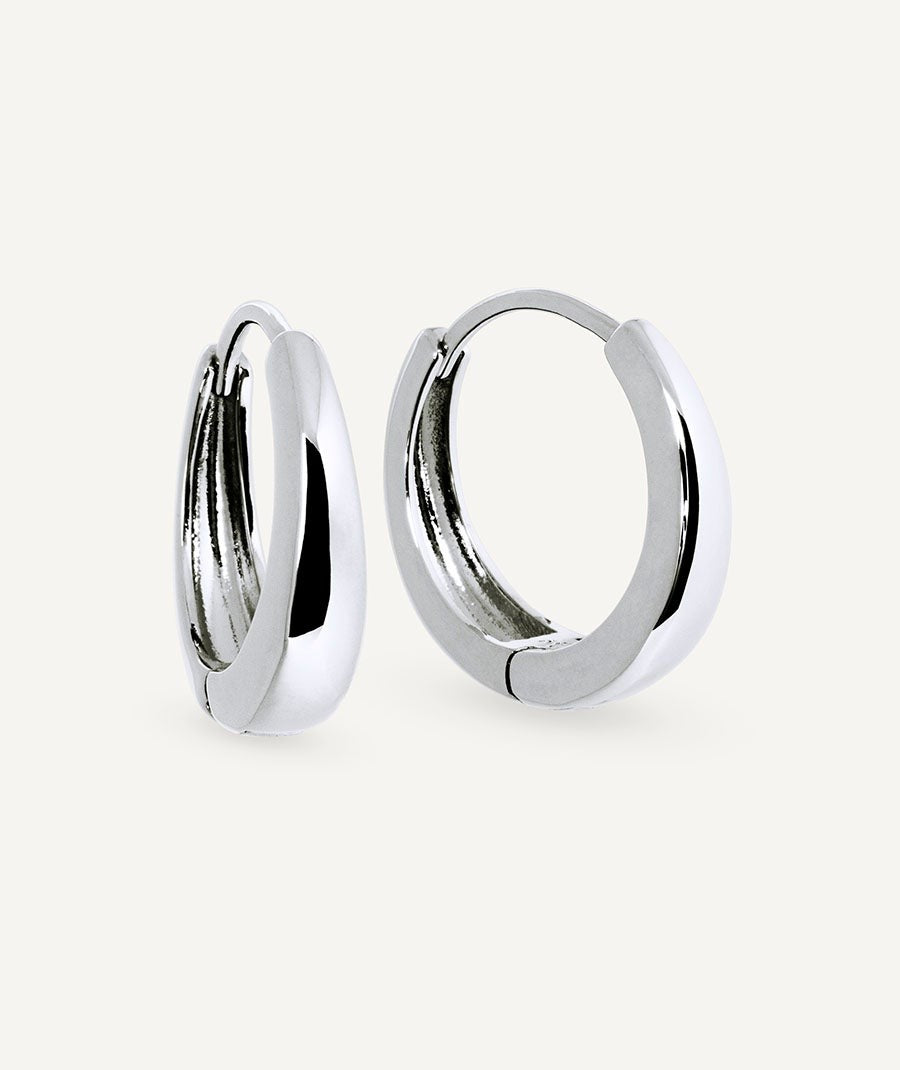 Pendientes de aro 4mm redondos