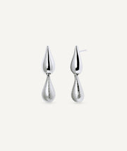Pendientes largos gotas Drop Dual Bold