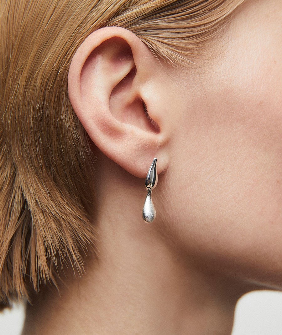 Pendientes largos gotas Drop Dual Bold