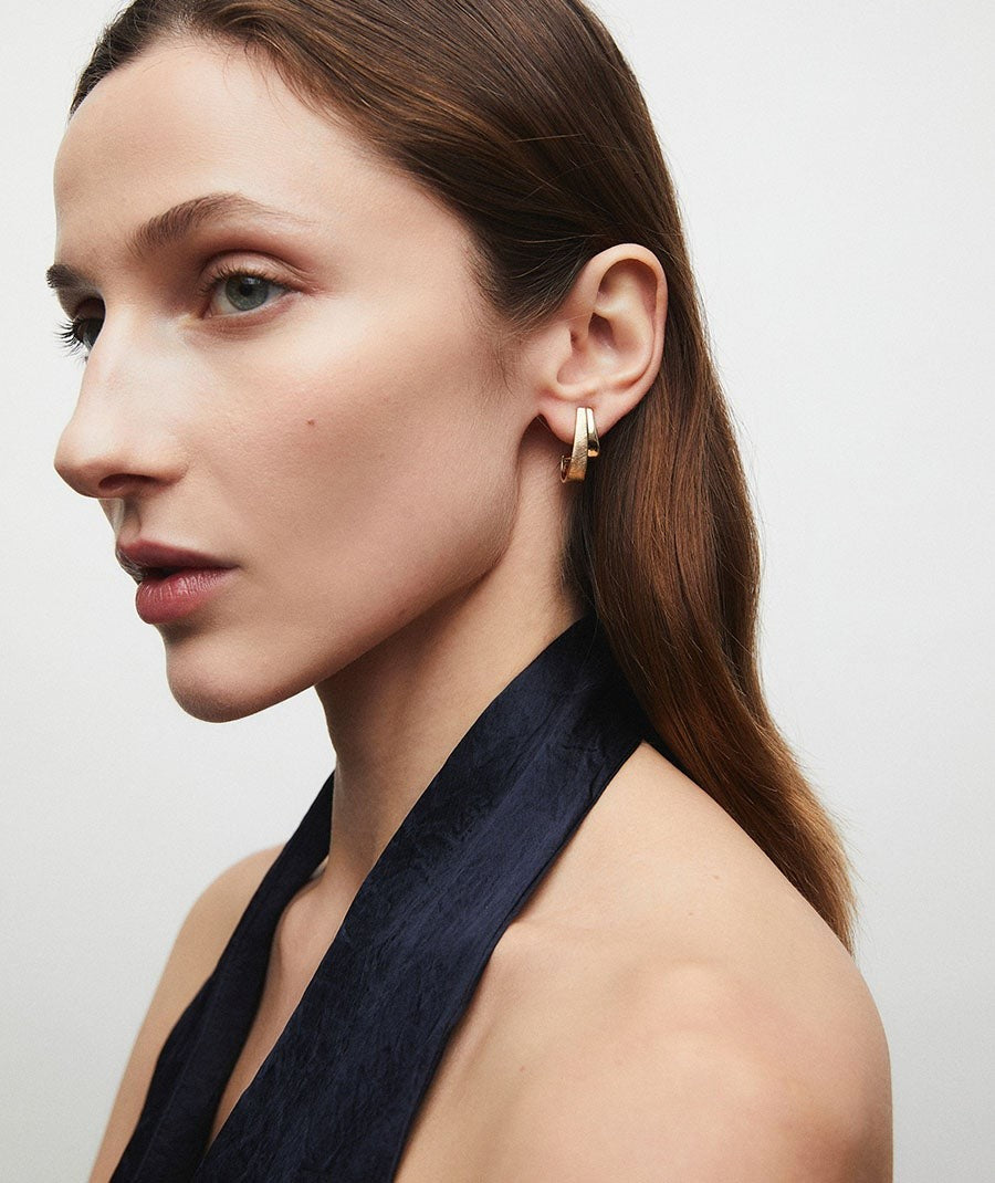 Pendientes de aro doble Anna