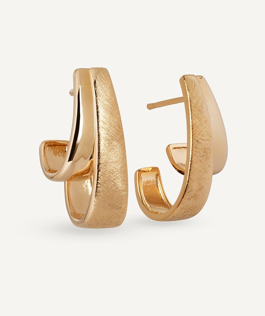 Pendientes de aro doble Anna