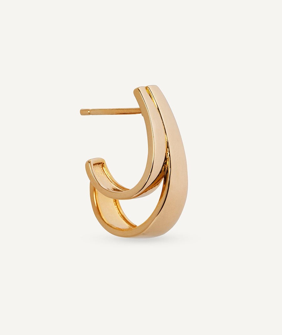 Pendientes de aro doble mini Anna