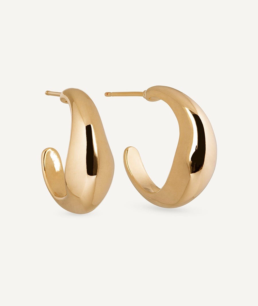 Pendientes de aro ovales 8,65mm Lauren