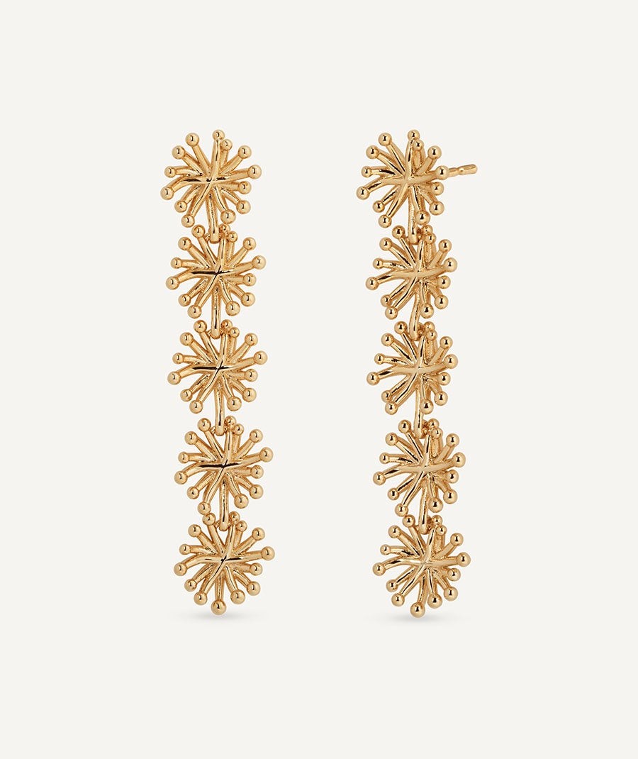 Pendientes largos estrellas Estiu