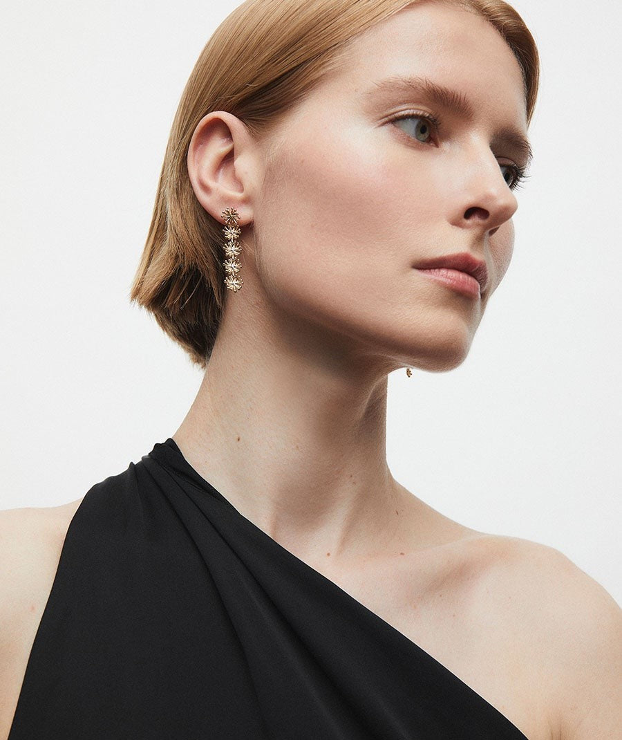 Pendientes largos estrellas Estiu