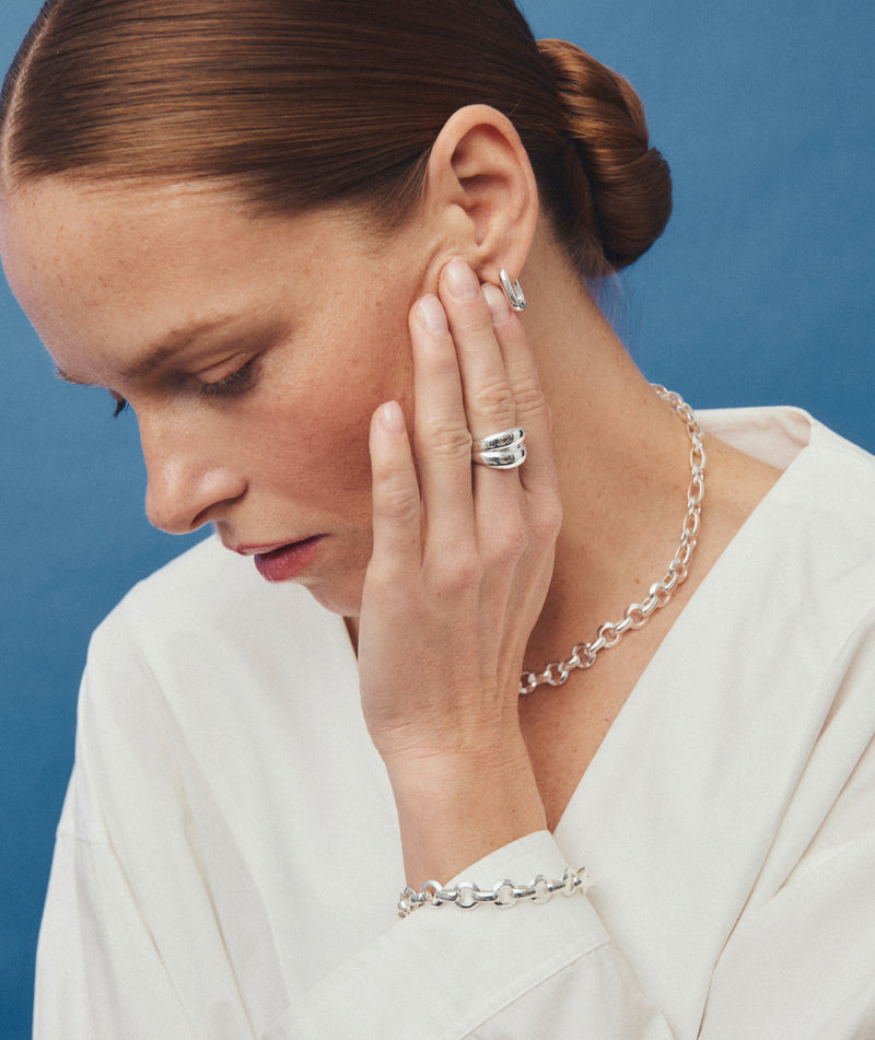 Anillo ancho liso Autentic