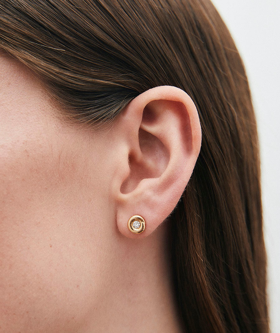 Solé Gold and Diamond Earrings