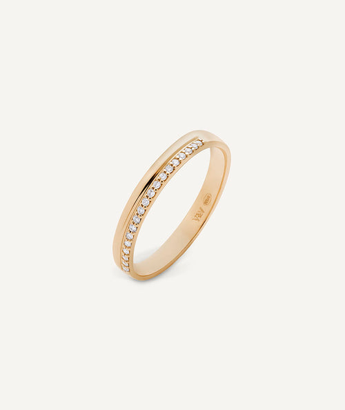 Ring diamonds and gold Eterne