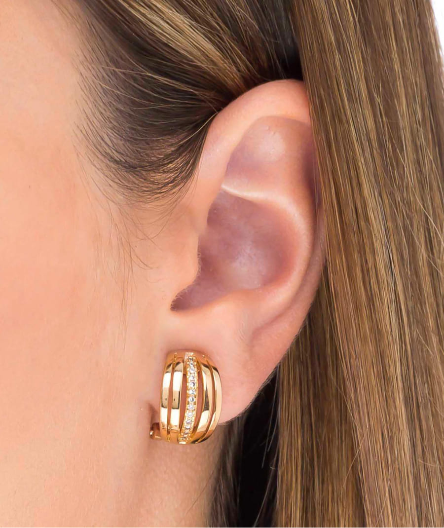Pendientes acabado en Oro 18 Kt Versalles