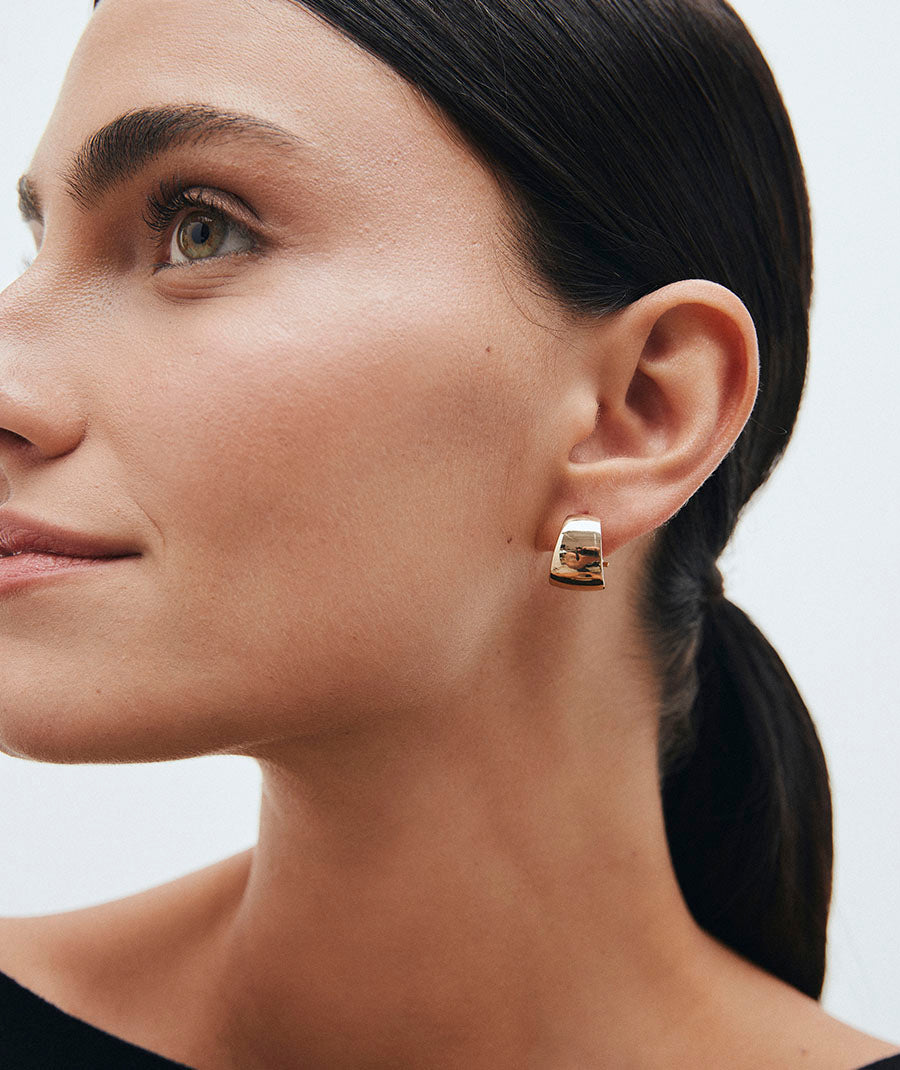 Earrings Desiré Wide Crescent