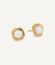 Earrings Pearl Flowers