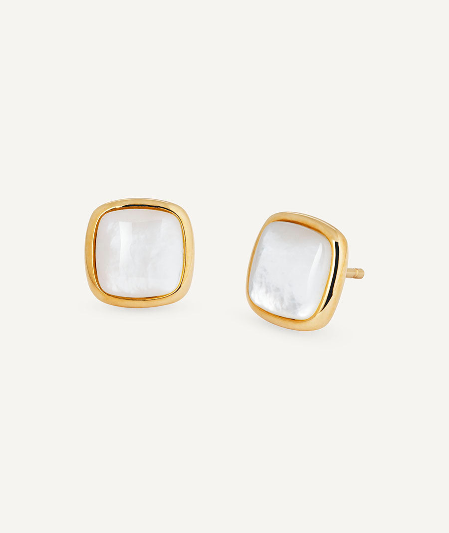 Earrings Avelie Stud with Mother-of-Pearl