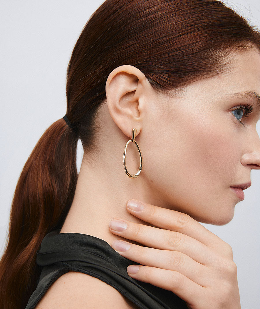 Earrings Loren oval