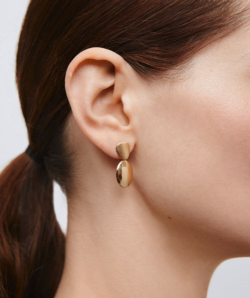 Earrings Roser long double texture secundaria