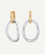 Earrings interlaced hoops Ámbar