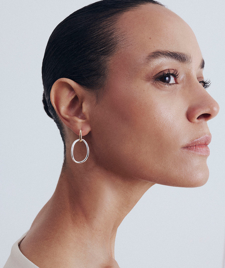 Pendientes de aros Ámbar