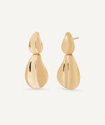 Earrings semi-long Plisé