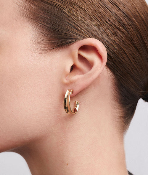 Earrings half moon Plisé secundaria