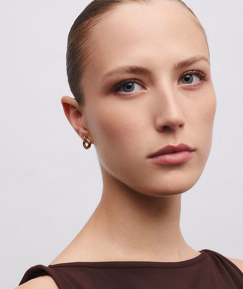Earrings button Flama secundaria
